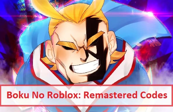Boku No Roblox Remastered Codes